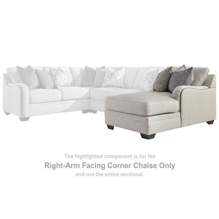 Signature Design by Ashley Dellara 3Piece Sectional with Chaise Wayfair